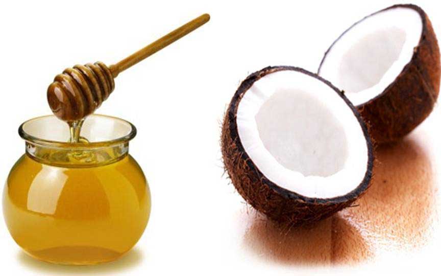 Masque capillaire au lait de coco et au miel