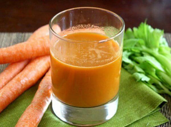 recette Jus de carotte et céleri