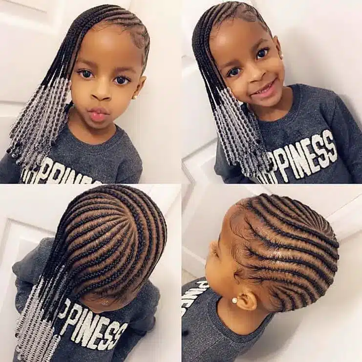 tresses et coiffures petite filles