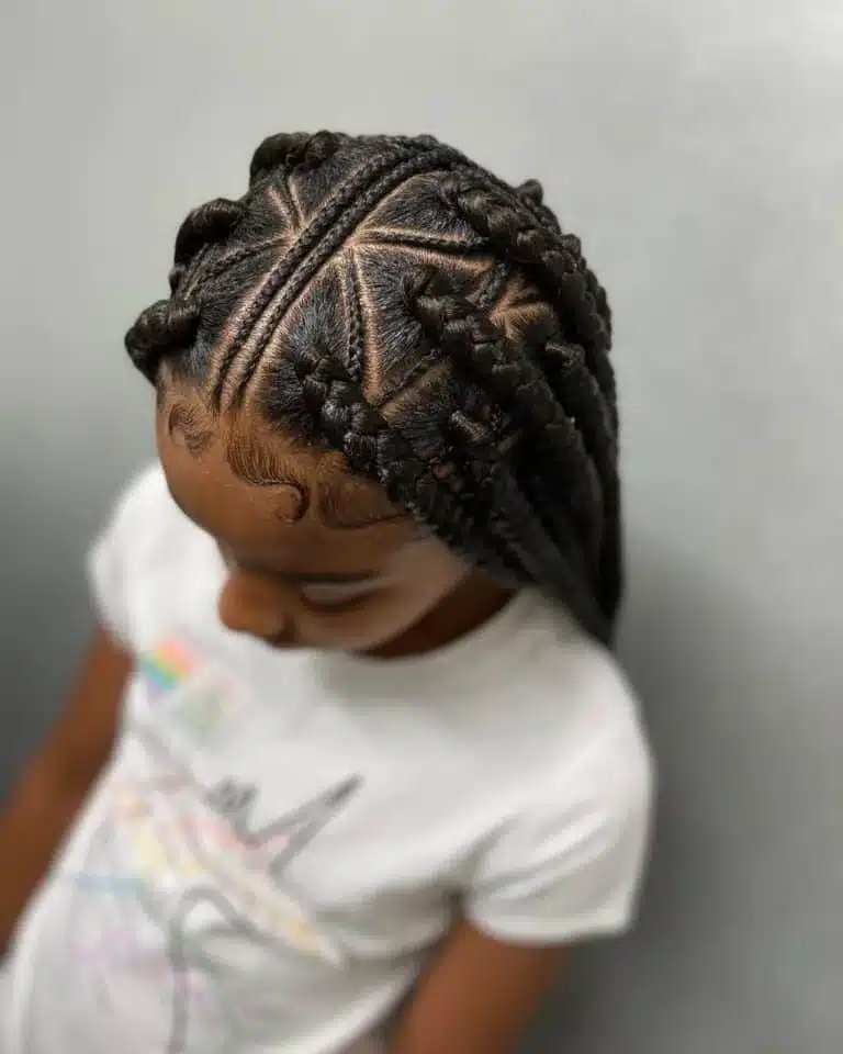 jolie coiffure pour enfant africain