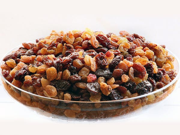 Raisins secs contre gastrite
