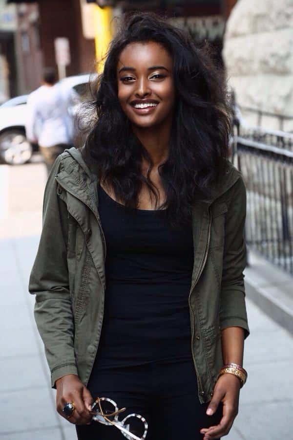 Belle fille éthiopienne