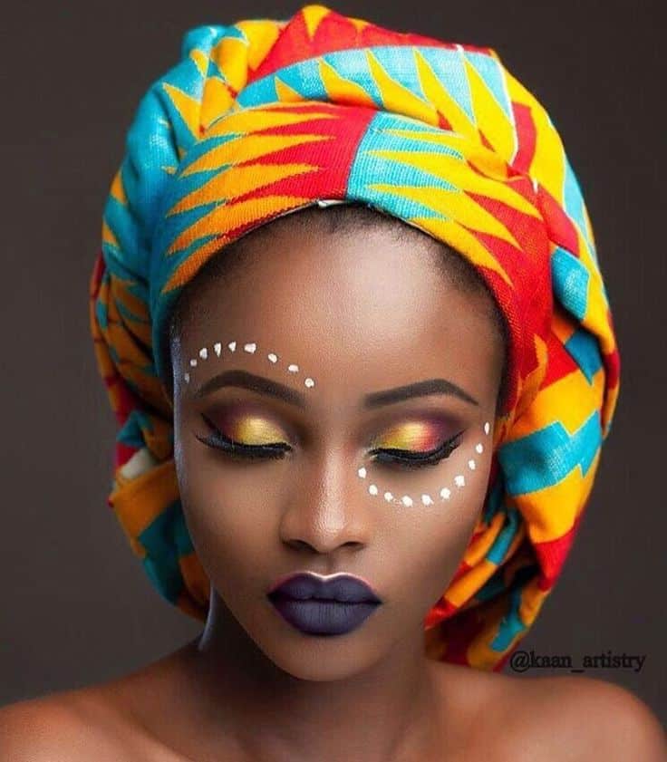 les maquillages tribal en afrique
