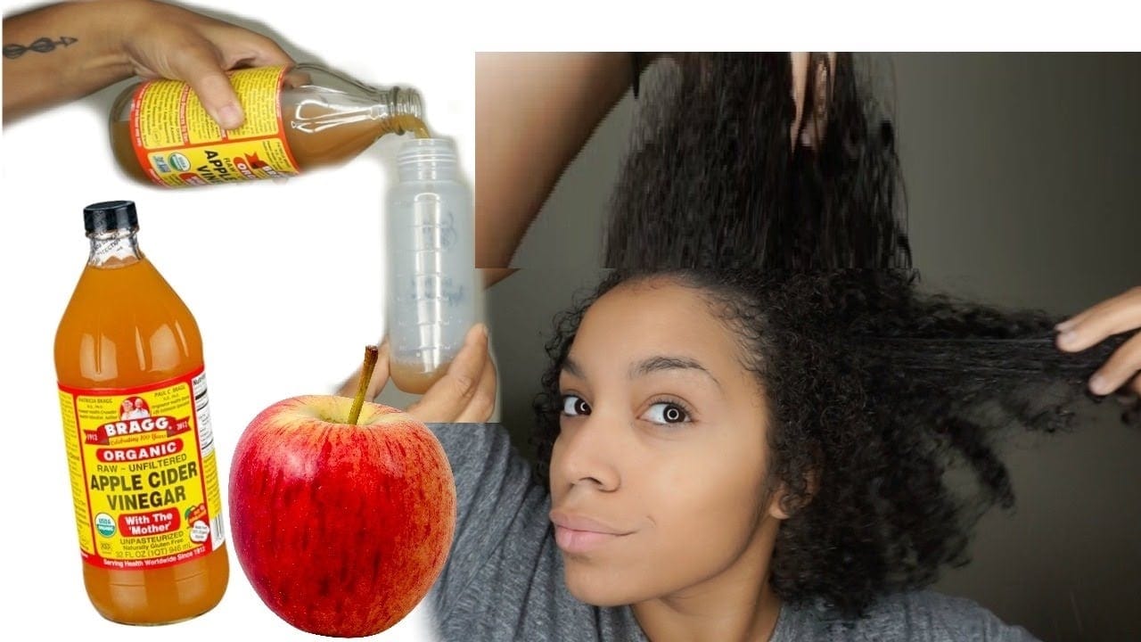 vinaigre de cidre pour les cheveux naturels