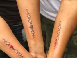 top 50 tatouages ​​​​de lien de sang