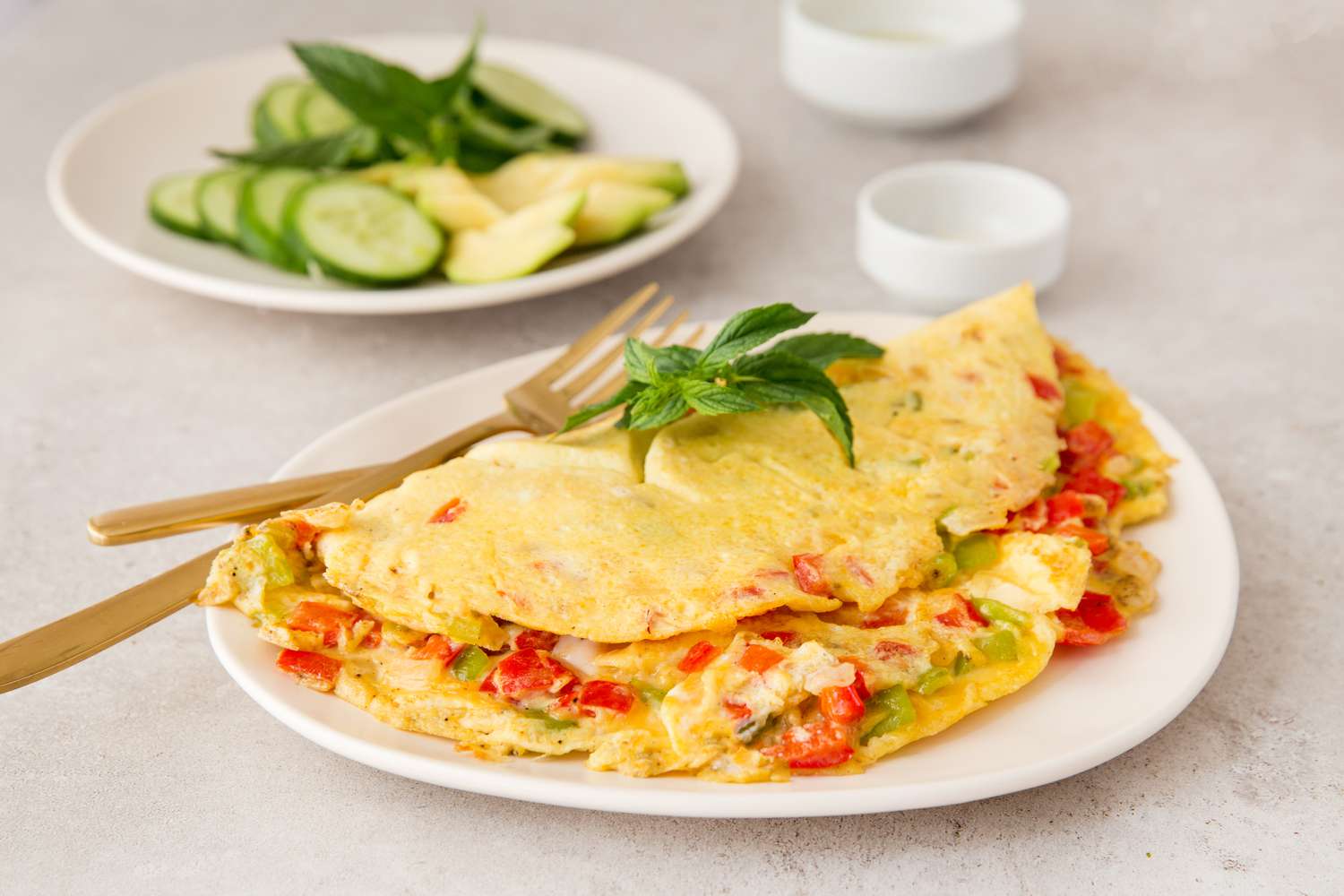 Vegetable omlette