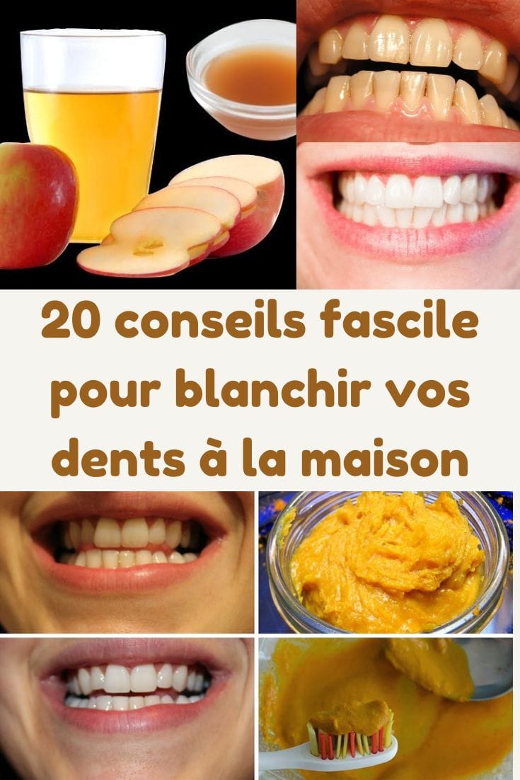 blanchir naturellement vos dents