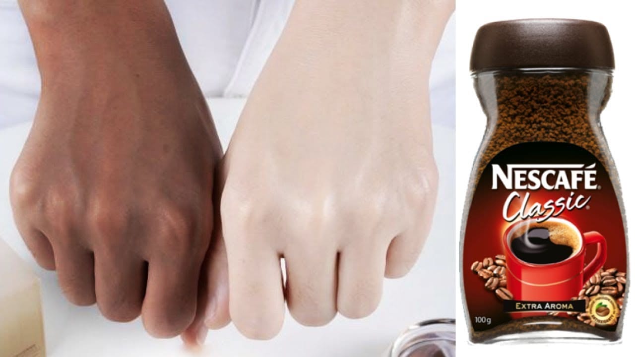 café pour blanchir la peau