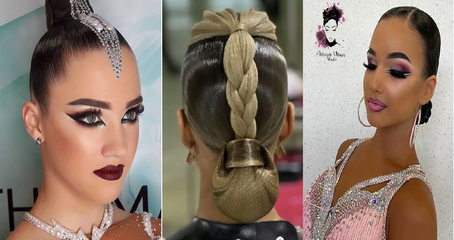 coiffure gala de danse