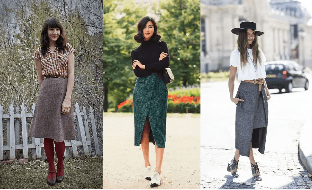 jupe en tweed