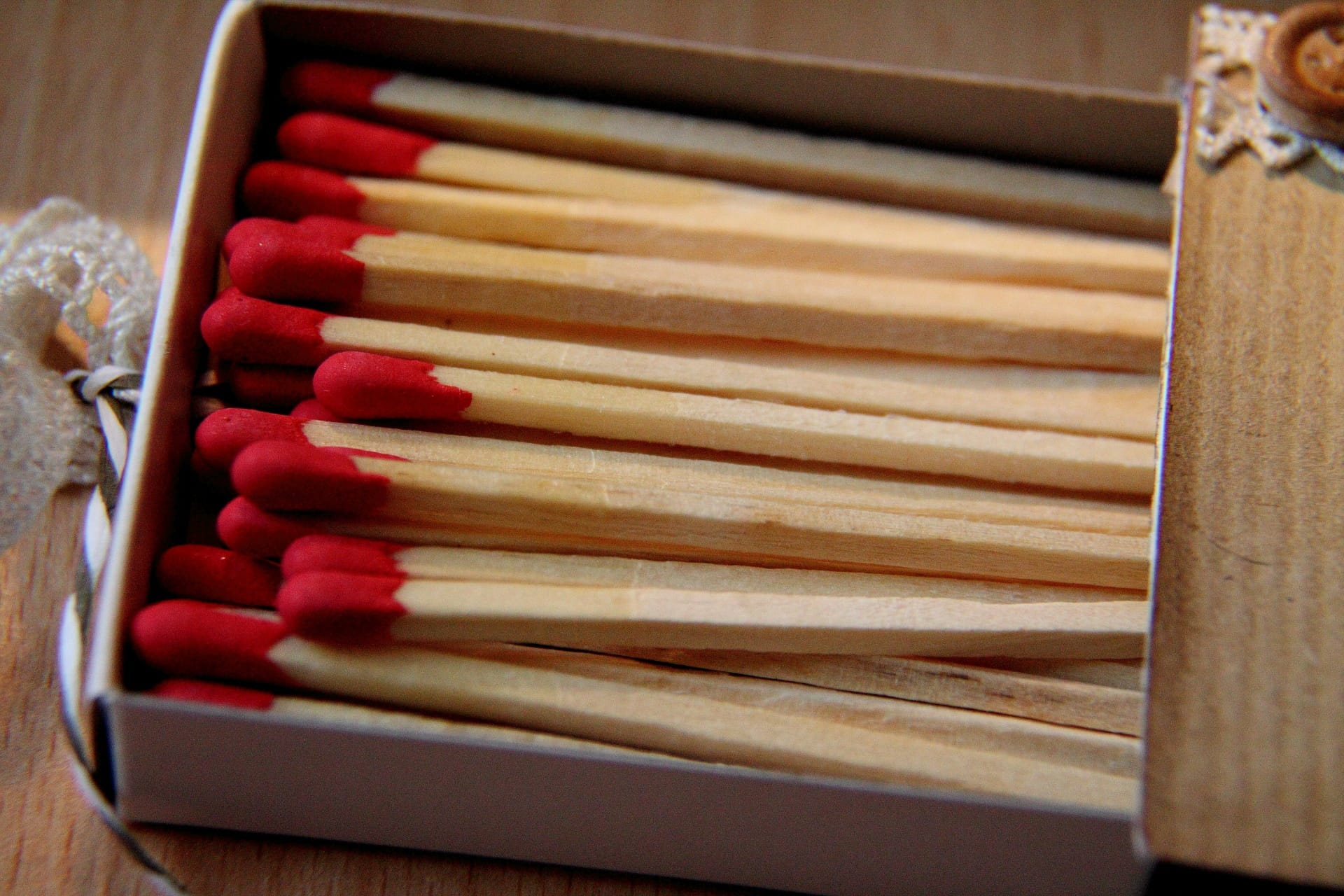 sorts de rupture avec les alumette