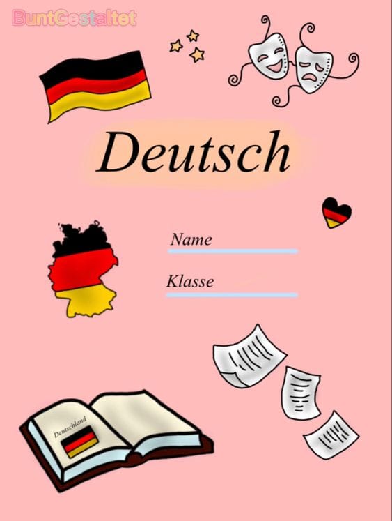 Top 15 Page De Garde Allemand Imprimer Pour Cahiers Top 15 Page De Garde Allemand Imprimer Pour Cahiers