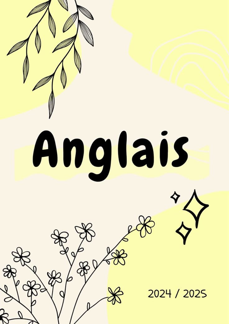 TOP 18 Page De Garde Anglais Imprimer Pour Cahiers