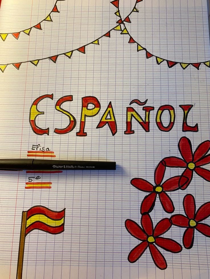 Top 22 Page De Garde Espagnol Imprimer Pour Cahiers
